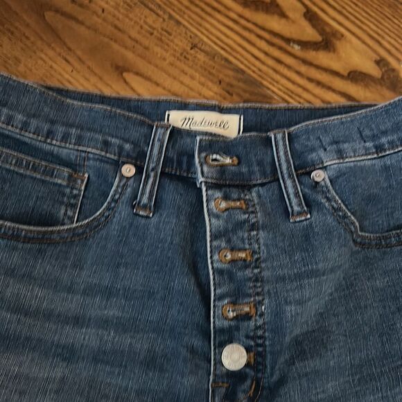 Madewell high rise denim shorts 29 button fly - Picture 5 of 9